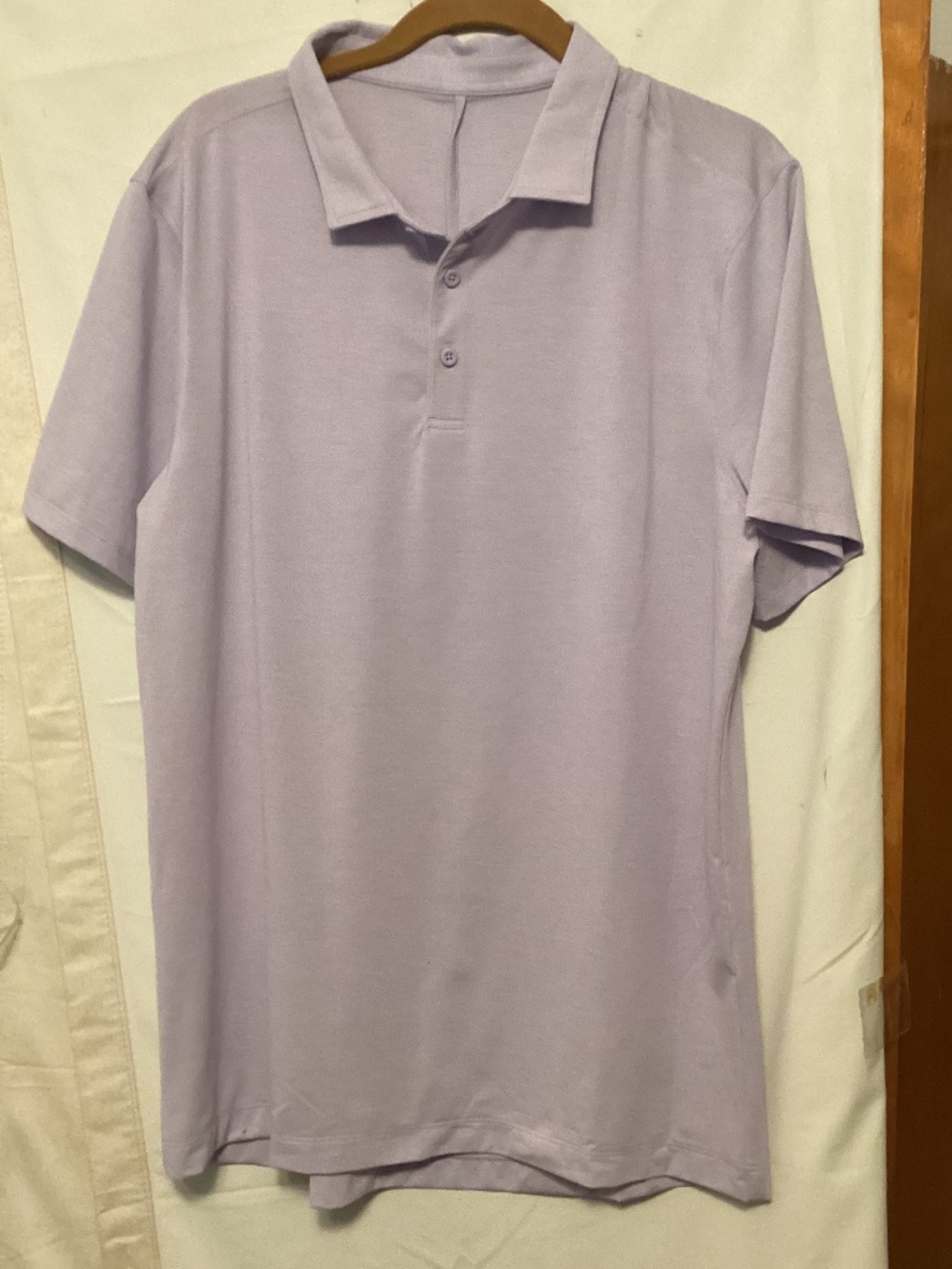 LULULEMON Evolution sweat wicking 4 way stretch 100% recycled polyester polo